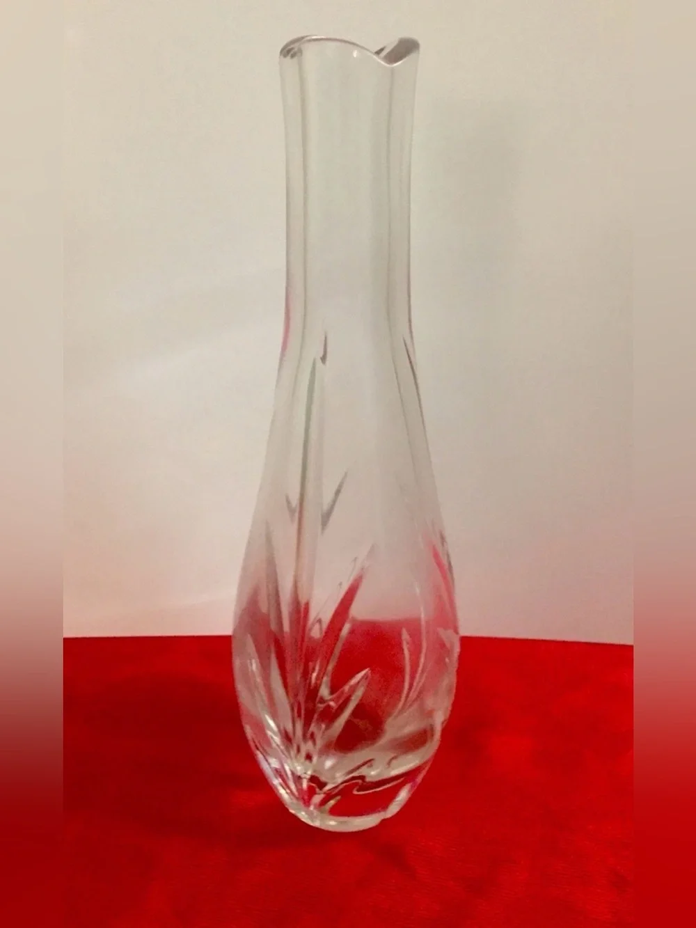 Rogaska Clear Crystal Bud Vase